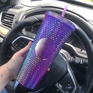 Starbucks purple oil slick tumblr